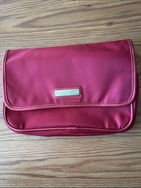 Crabtree & Evelyn London Burgundy Cosmetic Pouch